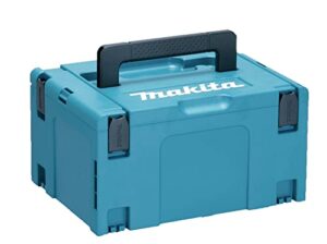 Robustes und zusammenklappbares Makita Gehäuse für Werkzeugtransport und Lagerung, Blau, 396 mm x 296 mm x 210 mm
