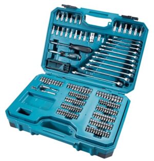 Makita Werkzeug-Set mit 221 verschiedenen Werkzeugen, ideal für Heimwerker und Handwerker