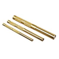 Hochwertiger Messing-Durchtreiber von Mayhew Tools, 3-teilig, für verschiedene Projektionen geeignet.