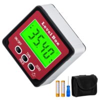 Digitaler LCD Winkelmesser mit hoher Präzision, ideal für Heimwerker und Profis, präzise Winkel messen in der Tischlerei oder bei Autoreparaturen.