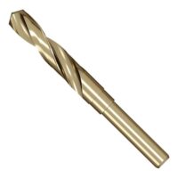 Professionelle HSS-Co Metallbohrer von Meccion mit abgedrehtem Schaft und präzisions geschliffener Spiralform für präzise Löcher in Metall, Edelstahl und Eisen.