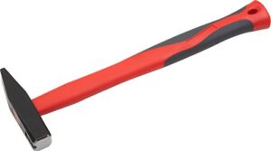 Schlosserhammer mit Fiberglas-Stiel und Stahlgusskopf, ideal für Arbeiten im häuslichen Alltag und zur Bearbeitung verschiedenster Werkstoffe