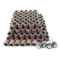 Schleifhülse für Dremel, Schleifband 80# 13 x 13 mm, Schleifwalze 4 Stück, Maniküre Pediküre