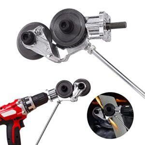 Metallknabber-Bohraufsatz mit Adapter, Elektrischer Bohrplattenschneider, lektrische Bohrmaschinen Plattenschneider, Blechmesser zum Schneiden von Eisen, Weißblech, Stahl, Kupfer und Aluminium
