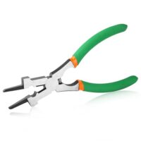 Hochwertige Schweißzange für verschiedene Anwendungen, ideal zum Schneiden von Eisendraht und zum Entfernen von Düsen/Kontaktspitzen. Federbelastetes Design und ergonomisch geformte Griffe für einen bequemen Griff.