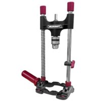 Hochwertiger mobiler Bohrständer von Milescraft mit kompatiblem Bohrfutter für Bohrer von 2-10mm zum präzisen Bohren
