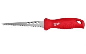 Milwaukee Raspel Jab Sah, rot/schwarz für Trockenbau und Holzschneiden