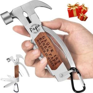 Vatertagsgeschenk Multitool Hammer mit 12 Funktionen, ideal für Heimwerker und Outdoor-Liebhaber