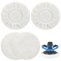 Hochwertige Lammwoll-Polierhauben für 220mm-250mm Poliermaschinen - Universal einsetzbar und CE-genehmigt