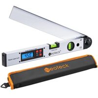 Digitaler Winkelmesser mit hoher Genauigkeit, Neoteck 400mm mit LCD-Wasserwaage für vertikale und horizontale Messungen