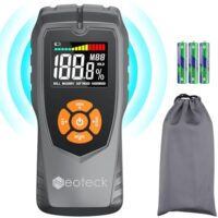 Das Neoteck Feuchtigkeitsmessgerät ist ein professionelles Gerät, das die Feuchtigkeit in allen Arten von Holz, Beton, Zement, Papier, Teppich und Kunststoff messen kann. Mit seiner fortschrittlichen Technologie bietet es eine schnelle und zerstörungsfreie Anzeige der Feuchtigkeit.