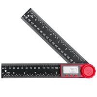 Professioneller Winkelmesser mit 200 mm Winkellehre und LCD-Anzeige, ideal für Holzbearbeitung, Bauwesen und Messung