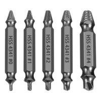 Neues Schraubenausdreher-Set für beschädigte Schrauben, 5-teilig, HSS 4241 Stahl, ideal für Handwerker und DIY-Projekte