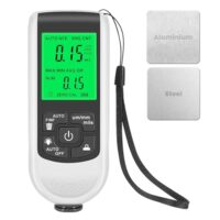 Schichtdickenmessgerät mit Hintergrundbeleuchtung und digitaler LCD-Anzeige für die Messung von Lacken auf Autos, Automatik- und magnetische Induktion-Modus, statische Anzeige mit hoher Genauigkeit