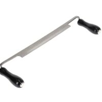 Ochsenkopf Zugmesser mit durchgenietetem Heft und 25 cm Klingenlänge für Holzbearbeitungen, schwer 4,5 kg