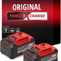 Zwei Akkus mit einer Kapazität von jeweils 5,2 Ah für alle PXC-Geräte - proaktives Batteriemanagement und angepasste Ladezyklen