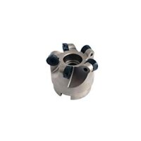 PAULIMOT Messerkopf 50 mm mit 5 Schneidplatten (TiAlN-beschichtet) - Hohes Qualitätswerkzeug für Heimwerker und Profis, hochwertige TiAlN-Beschichtung, ideal zum Plan- und Absatzfräsen