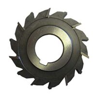 Hochwertiger Scheibenfräser für Metallplatten mit kreuz-verzahnter Klinge und hoher Präzision
