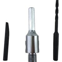 6-kant Adapter M16 inklusive Zentrierbohrer und Auswurfkeil für Diamant Dosensenker, Bohrkronen