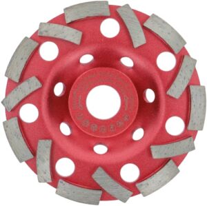 Diamant-Schleiftopf für schnelles Materialabtragen und riefenfreies Schleifen bei Beton, Estrich, Naturstein und Fliesenkleber