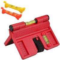 Magnetische Wasserwaage für Rohrinstallation, mit ABS-Einstellbare Winkelwasserwaage und 188 mm x 134 mm Maßangabe