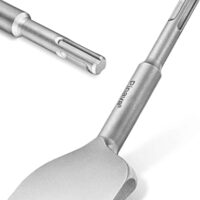 Pinava Fliesenmeißel SDS Plus Meißel für Bohrhammer, abgewinkelter Meißelkopf aus hochwertigem 42CrMo-Spezialstahl, langlebig und scharf, ideal für Wandfliesen und Heimwerken