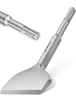 Pinava Fliesenmeißel SDS Plus Meißel für Bohrhammer, abgewinkelter Meißelkopf aus hochwertigem 42CrMo-Spezialstahl, langlebig und scharf, ideal für Wandfliesen und Heimwerken