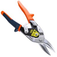 Blechschere Gerade, Trockenbaugerät, Blech schneiden, Metallschere mit Hebelübersetzung, 250mm, Tin Snips