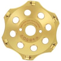 PRODIAMANT PKD Diamantschleiftopf 125mm, hohe Qualität und Leistung, ideal für Winkelschleifer und Betonschleifmaschinen