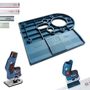 Professioneller Führungsschienenadapter für Bosch GKF 12V-8, umfangreiches Werkzeug-System für verschiedene Marken, hochwertige Oberfräse-Kantenfräse-Adapter mit Passform für Bosch GKF 12V-8