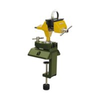 Hochwertiger Feinmechanikerschraubstock mit drehbaren und schwenkbaren Backen, ideal für Heimwerker und Fachhandwerkstechnik