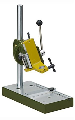 Proxxon MICROMOT Bohrständer MB 200, hochwertiges Werkzeug für Heimwerken und Elektronik, präzise Bohrungen mit integriertem Licht
