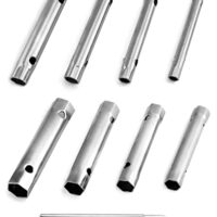 Rohrsteckschlüsselsatz, 10-teiliges Set mit Steckschlüsseln und Knebelstangen