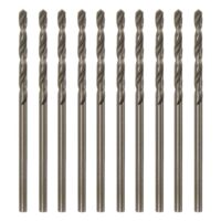 Hochwertiger Spiralbohrer für Edelstahl, Kupfer, Holz und andere harte Materialien, M35 High-Speed-Stahl, HSS, 10 Stück