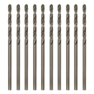 Hochwertiger Spiralbohrer für Edelstahl, Kupfer, Holz und andere harte Materialien, M35 High-Speed-Stahl, HSS, 10 Stück