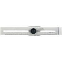 Metall-Streichmaß für Heimwerker und Handwerker, Messbereich 300 mm, RBM 991103