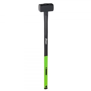 RIBIMEX Schläger, 3 kg, 91 cm lang, schwarz und grün, ideal für Heimwerkerarbeiten wie Schweißen, Bohren oder Drehen