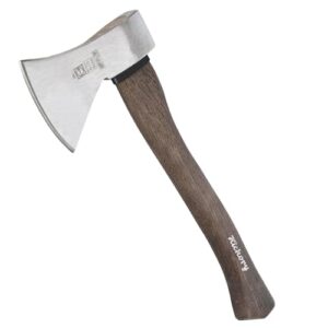 RUTHE Beil Hickory 600 g, Profi-Tool für Garten & Wald, geschmiedet gehärtet, DIN 5131B VPA/GS geprüft, ergonomischer Stiel, hochwertige Qualität