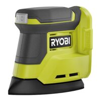 RYOBI 18V ONE+ Akku-Delta-Vibrationsschleifer mit Schleifteller, ideal für Heimwerker und Profis, effizientes Schleifen in Ecken und Kanten