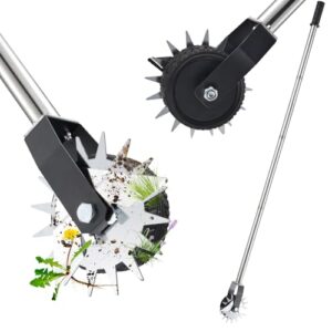 Rasenkantenschneider mit Stiel, ideal für das Trimmen von Rasenkanten, präzise geschärft, gezahnte Klingen, ergonomisches Design, starker Edelstahlgriff, lange Lebensdauer, perfekt für regelmäßige Gartenpflege