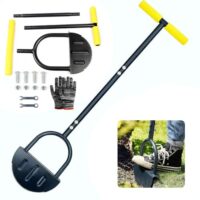 Rasenabstecher mit Stiel, Kantenmesser für Gehwege und Garten, Rasensäge zum Schnitt von Einfahrten und Blumenbeeten, Hand Edger für den perfekten Garten