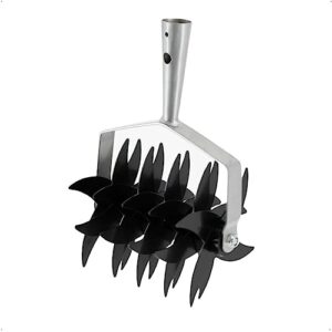 Rekord Rollkultivator (Stahl) 16 cm zum Boden auflockern - ohne Stiel, Grubber, Rollgrubber, Sternfräse, Kultivator, Gartenfräse, Rollhacke, Krümler