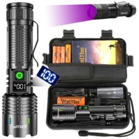 Taschenlampe mit LED-Leistung von 500.000 Lumen, ideal für Outdoor-Notfälle und Camping