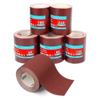 Das SHALL-Schleifpapierrollen-Set besteht aus 5 Rollen mit einer Körnung von 60/80/120/180/240. Jede Rolle misst 9,3 cm Üb 5 m und ist ideal für das Schleifen, Polieren und Entrosten von Metall und Nichtmetall, Holz, Gummi, Kunststoff, Stein, Glasfaser usw.