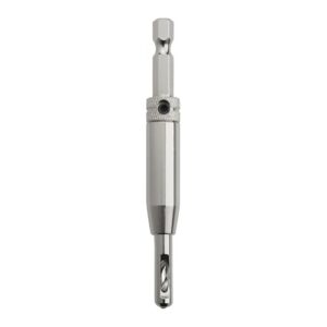 Hochwertiger Zentrierbohrer mit gefederter Führungshülse zum Vorbohren von Schrauben mit 3,5 mm Durchmesser aus Stahl HSS4241