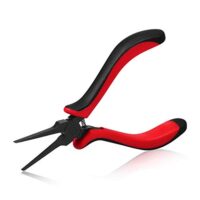 Professionelle dünne Flachzange mit glatter Backe, ideal für Schmuckherstellung, Handwerk und Leiterplattenreparatur