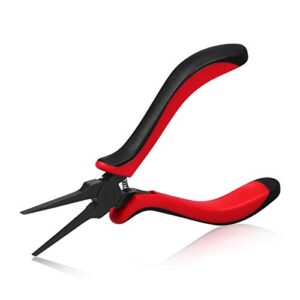 Professionelle dünne Flachzange mit glatter Backe, ideal für Schmuckherstellung, Handwerk und Leiterplattenreparatur