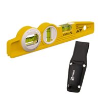 Magnetische Wasserwaage für hohe Genauigkeit und Einsetzbarkeit, 25 cm lang, Alu-Gussprofil, Seltenerd-Magnetsystem, Made in Germany