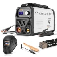 STAHLWERK Schweißgerät Vollausstattung ARC 160 MD Inverter, kompakt und leicht, für MMA, E-Hand, Lift-TIG Inverter 160 A, IGBT Single-Board, Smartkühlung, Überhitzungsschutz