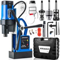 Magnetbohrmaschine 1800W mit Koffer ST-28RE für Metallbearbeitung, maximale Bohrungsdurchmesser 80mm, Magnetkraft 16500N, tragbare Kernbohrmaschine